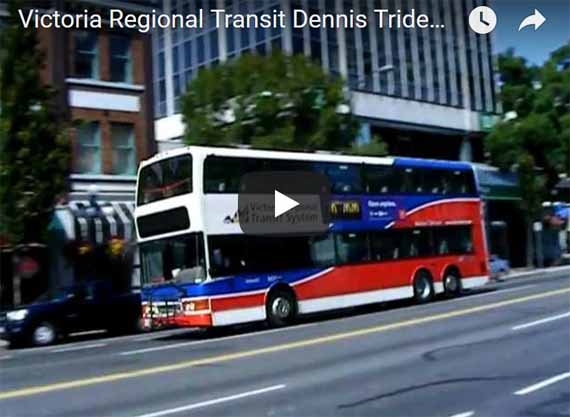 Victoria Regional Transit System video Dennis Trident Duple Metsec